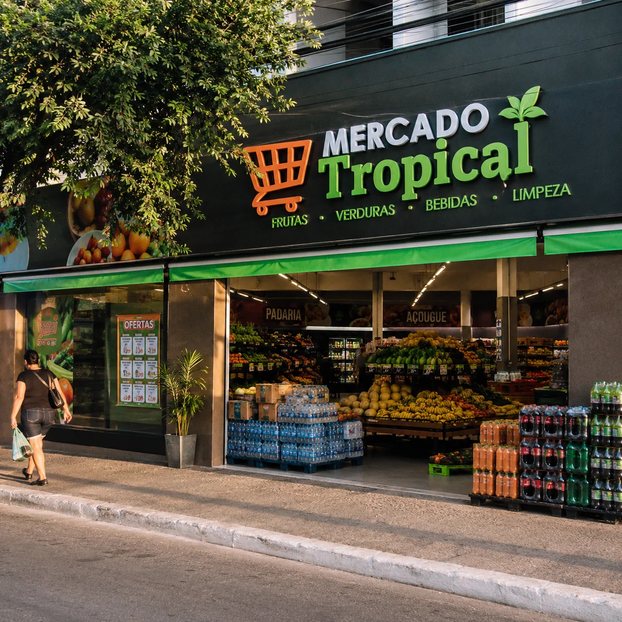 Fachada de mercadinho